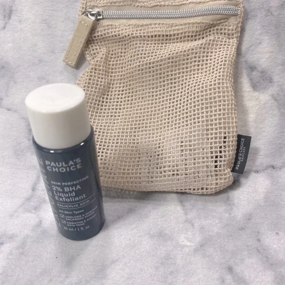 Paula’s Choice Exfoliant Gift Set-2% BHA Liquid Exfoliant&10 Cotton Pads-2pc-NEW - Picture 4 of 8